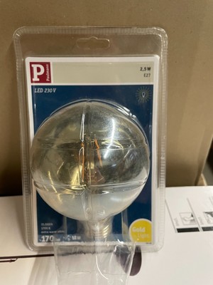 Paulmann E27 LED Gold 95mm Globe Globeleuchte 283.88 Restposten Neu