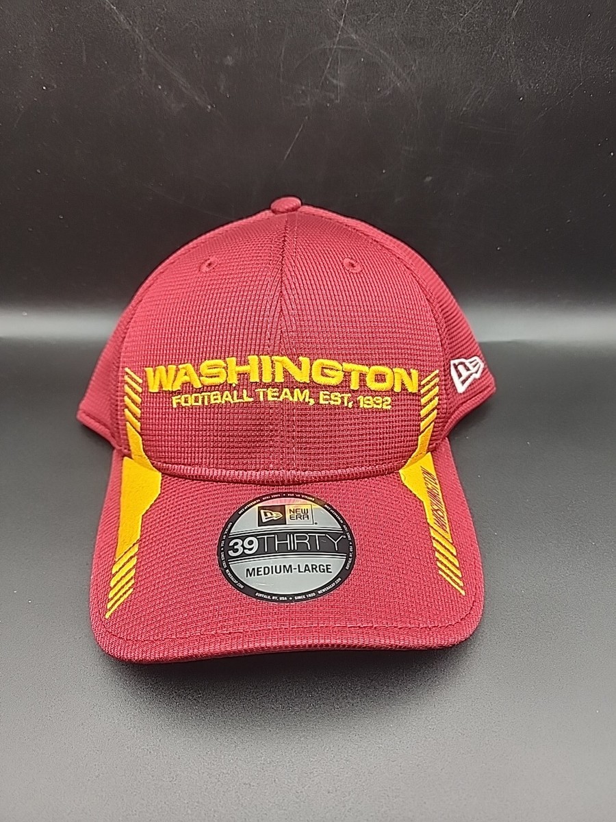 Washington Football Team 39 Thirty New Era Fitted Maroon/Yellow Hat Medium  Large