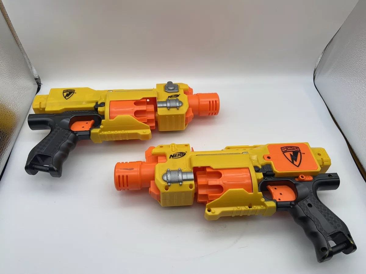 Vintage Nerf N-strike Barricade RV-10 Foam Dart Gun Toy 