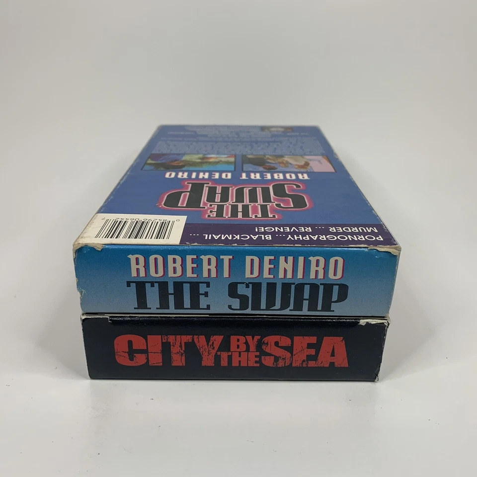 ROBERT DENIRO 2 VHS Tape Lot - The Swap & City By The Sea - Imagem 3 de 4