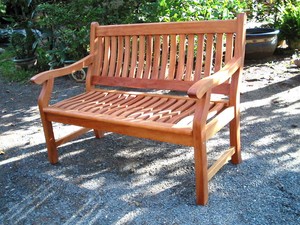 NEW JERSEY Gartenbank Bank Sitzbank Holzbank 4-Sitzer ...