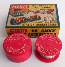 Merit  HO / 00 Gauge Station Accessories Cable Drums Siemens  England # 5079