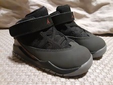 616587-004 Nike Air Jordan Prime Flight Toddler Black/Red-Grey Size 7C