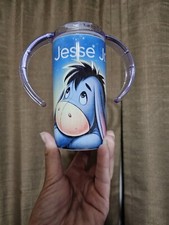12 Oz Sippy Cup Eeyore Name Not Included But Can Be Added 