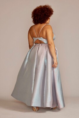 jules and cleo blue dress & Plus Size Pleated Iridescent Ball Gown Teal Fuchsia Sz 20 NWT and seamless underlayers designed End Use: Daywear Dark Navy Sea Breeze Size:46 Regular Jacket+40 Waist Adjust 36to42)(Height: 5'7