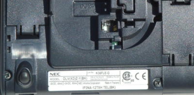 NEC IP3NA-12TXH TEL(BK) DLV(XD)Z-Y(BK) 0910044 UX5000 Phone Black