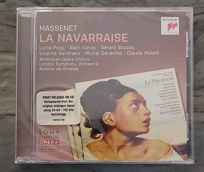 Massenet: La Navarraise (CD, 2018) Lucia Popp, Antonio De Almeida