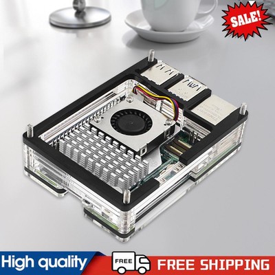 9 Schichten Acryl Case nützliche Schutzhülle Case passend für Raspberry Pi 5 4GB/8GB