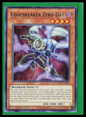 Eternity Code Codebreaker Zero Day #ETCO-EN002