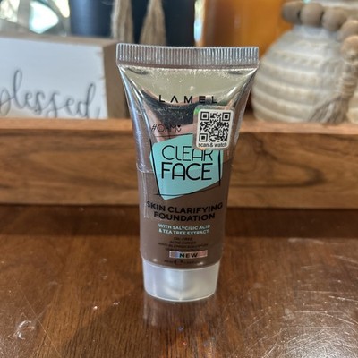 Lamel Oh my Clear Face Skin Clarifying Foundation 411 deep neutral w/salycilic a