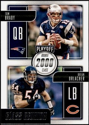 2016 Panini Playoff - Class Reunion Tom Brady, Brian Urlacher #CR-BU