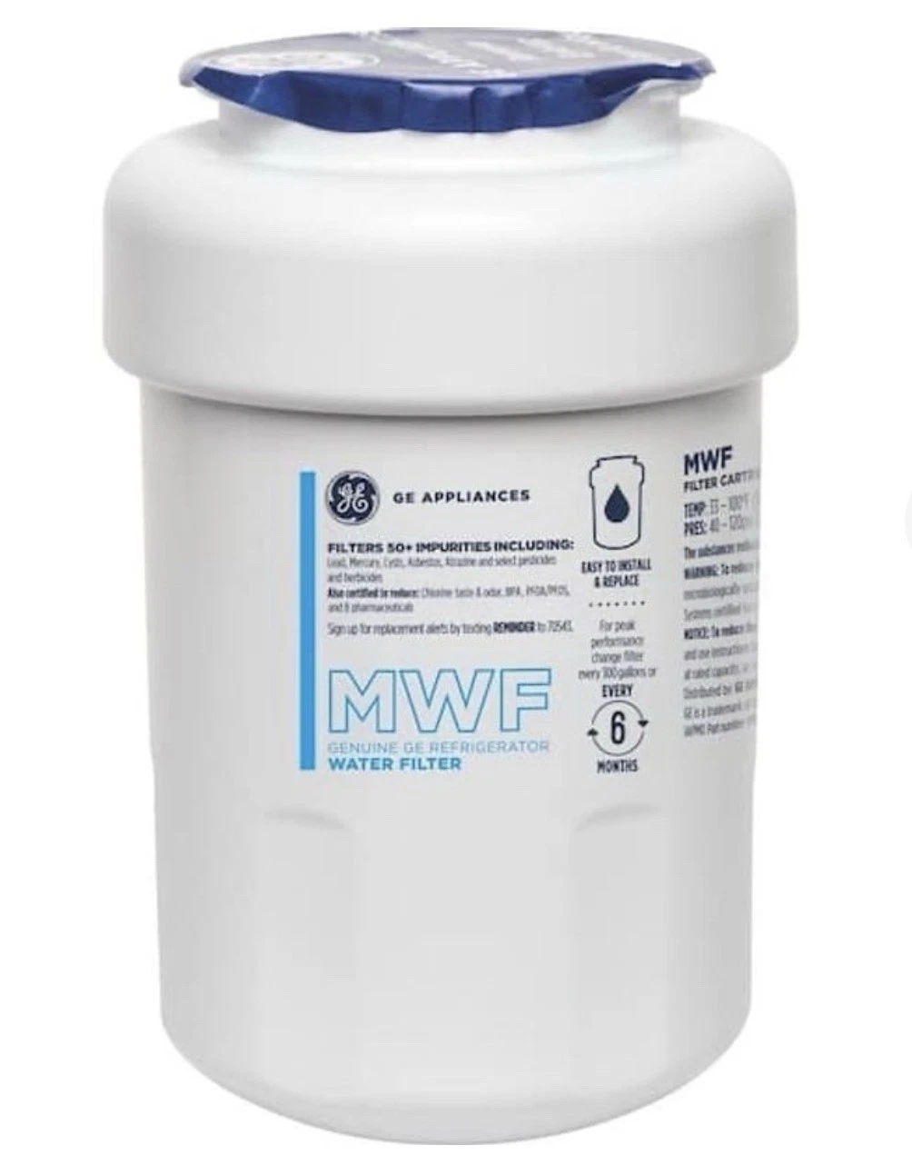 GE MWF Or MWFP Genuine Smart Water Filter 2 pack
Opens in a new window or tab