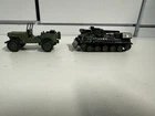 Vintage army corgi & Dinky diecast vehicles