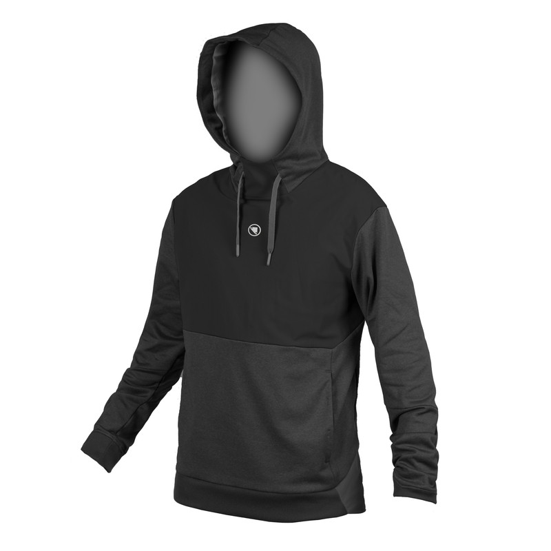 felpa con cappuccio trailster tech hoodie nero Endura Endura ciclismo nero XS