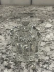 Vintage Heisey Crystolite Mustard Pot w/Lid, Depression Glass, 1936-1957