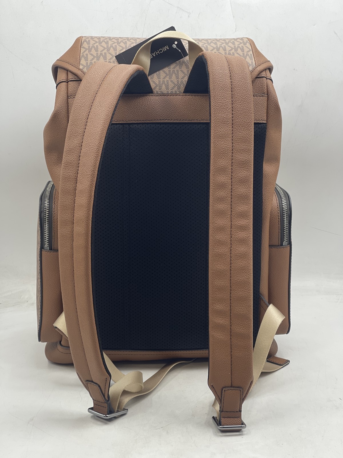 Michael Kors Men's Cooper Embellished City Backpack Pop Orange Signature Logo thumbnail 4