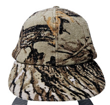 VINTAGE Whitewater Outdoors 80s Size XL Camo Hunting Cap Made In USA