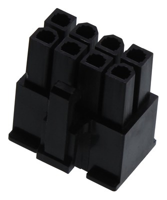 15pc MOLEX '39-03-9082 MINI FIT CRIMP REC HSG 8CKT BLACK ROHS COMPLIANT: YE