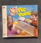 Vintage 1986 Pig Pong Tabletop Game by Milton Bradley Complete In Original Box