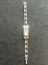 Gucci Skinny Rectangular Guilloche Dial Swiss Ladies  Watch 3900L  *New Battery*