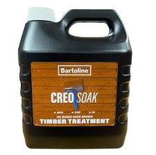 Creosote Substitute Bartoline Dark Brown Creocote Oil Based Timber Treatment