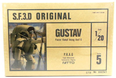 SEALED Rare Vintage Nitto SF3D Original 1/20 Gustav Model Kit #5