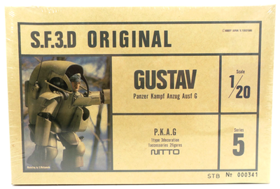 SEALED Rare Vintage Nitto SF3D Original 1/20 Gustav Model Kit #5