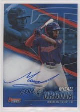 2021 Bowman's Best of Blue Refractor 134/150 Misael Urbina #B21-MU Auto 0cv
