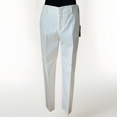 NWT Bogner Women's Joy-1 Golf Leisure Chino Pants White Size 6