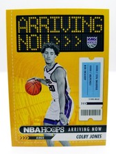 2023-24 Panini Hoops Colby Jones #8 Arriving Now Sacramento Kings 