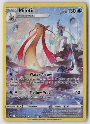 Milotic TG02/TG30 Holo Silver Tempest Trainer Gallery Pokemon Holo NM