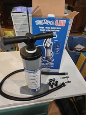 Bravo 4 ALU Aluminium TUBE High Pressure Double Action Hand Pump 2X 2000CC  (G)