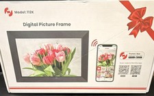 Frameo 112K Digital Picture Frame Black WiFi App Compatible