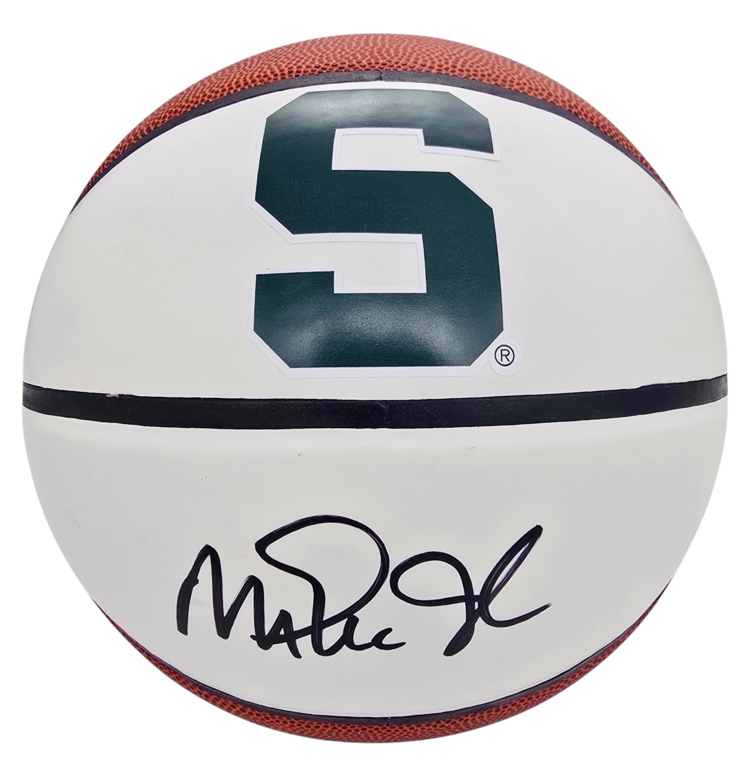 Mark Pope Autographed Signed Michigan State Spartans MAGIC JOHNSON BASKETBALL BECKETT COA 