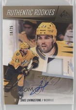 2023 SP Game Used Premium Materials Jersey 18/25 Jake Livingstone #204 Auto 1ot4