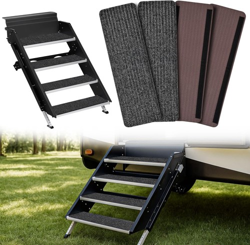 Nilight RV Step Covers 4 Pack 24 x 7.5 inches Non Slip Camper Steps RV ...