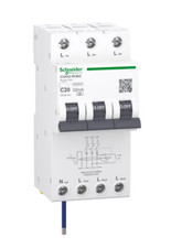 Schneider Electric - RCBO 3P+Ns C Curve 20A 30mA A type / A9DC1920