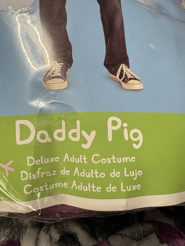 Peppa Pig Adult Costume. Daddy Pig - Picture 7 of 7