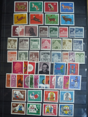 Briefmarken Bund 1966 1967 postfrisch, siehe Foto.