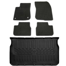 Fußmatten Kofferraumwanne für Peugeot 208 2012-2019 Schrägheck Automatten