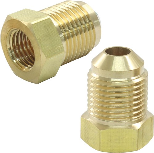 Brass Flare Tube Fitting 3/8" NPT Male x 1/4" Female NPT | 2Pcs, Pipe Reducer Ad