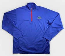 Florida Gators Pullover 1/4 Zip Men's Blue Embroidered KA Knights XL Excellent