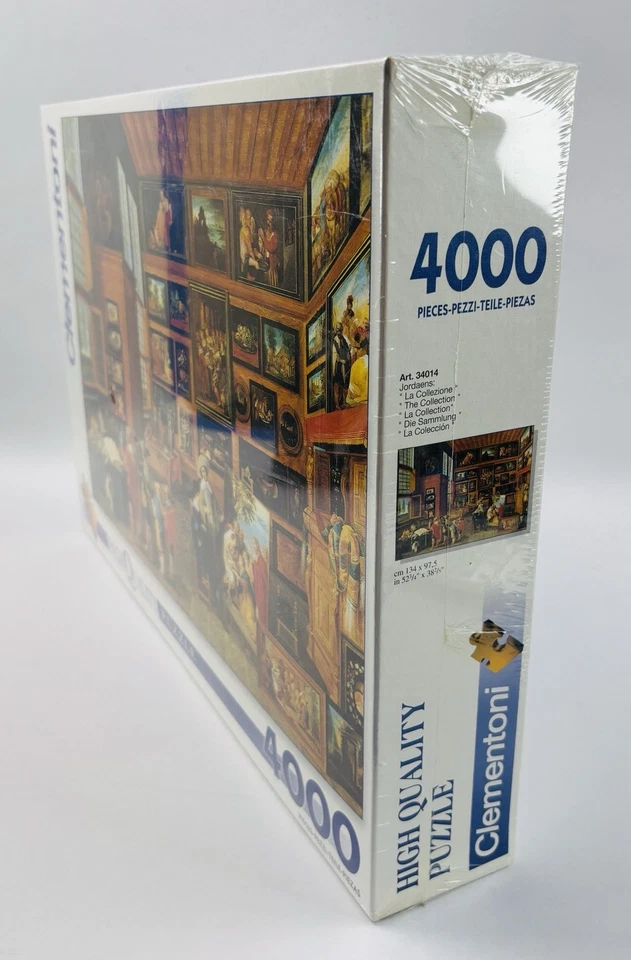 Clementoni 4000-Piece Jigsaw Puzzle "The Art Gallery" by Hans Jordaens III - Image 3 of 4