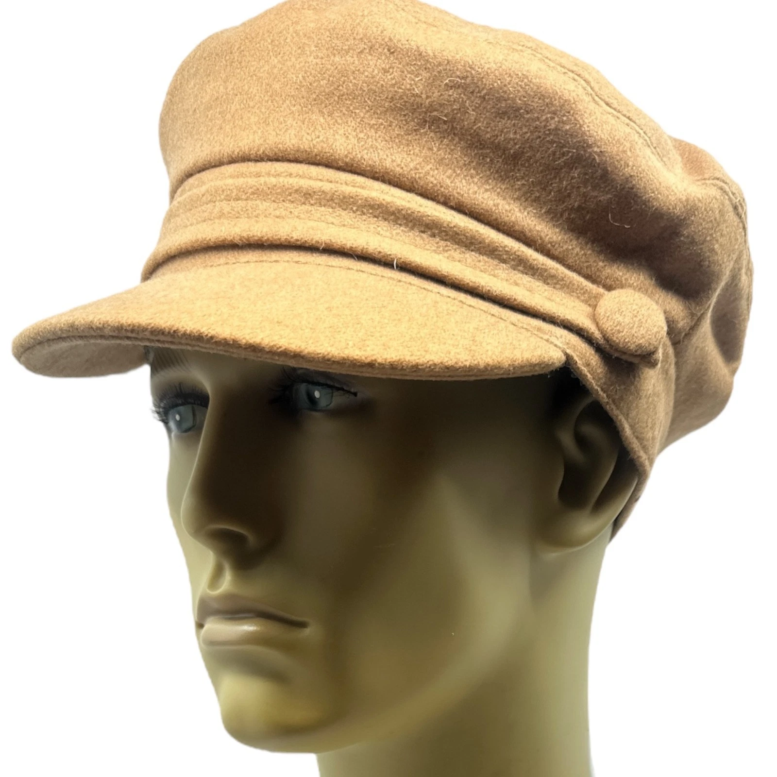 Fiddler Breton Cap Hat Cord Camel Greek Fisherman Sailor Barge Mens Ladies Kids