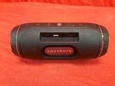 Mighty Wireless Dark Grey Bluetooth Speaker Multi-Color Display Gray 0328