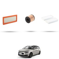 Hoffcar Wartungskit - 3 Filter Kompatibel Mit Citroen C4 Space Tourer 1.6 THP