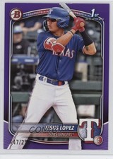 2025 Bowman Prospects Purple 147/250 Jesus Lopez #BP-88 1t2r