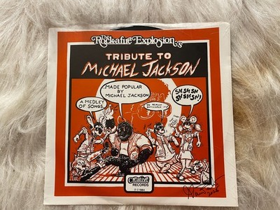 45 RPM * Rock-afire Explosion * Michael Jackson Medley * 1983 * Autographed