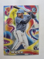 2025 Bowman Chrome Melt Mashers MM-4 James Woods Rookie Card RC. rookie card picture