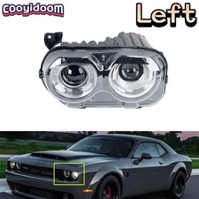 Left Front Head light lamp Driver Side For 2015-2021 Dodge Challenger